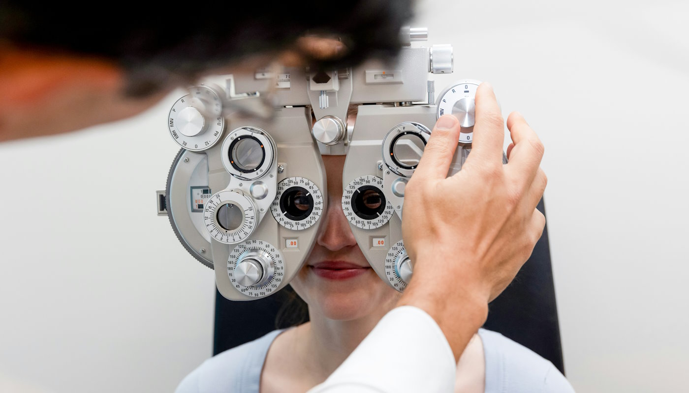 imaging equipment at optometrist's